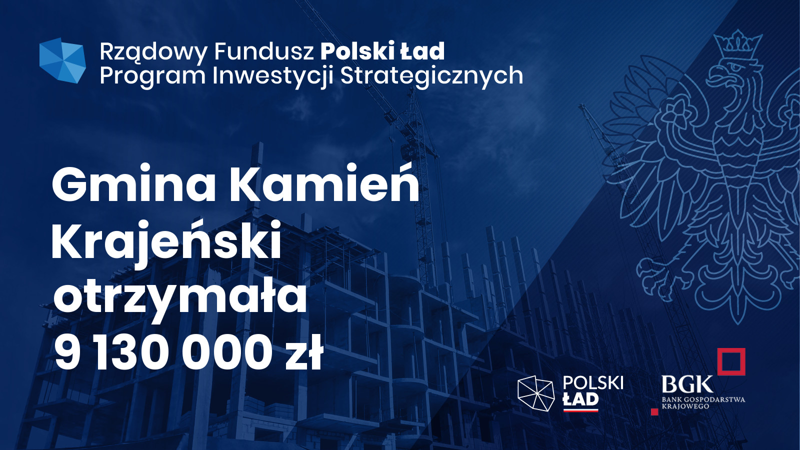 Dofinansowanie na inwestycje gminne Polski Ład