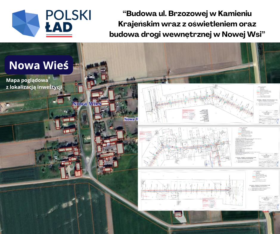 Budowa drogi w miejscowości Radzim gm. Kamień Krajeński1