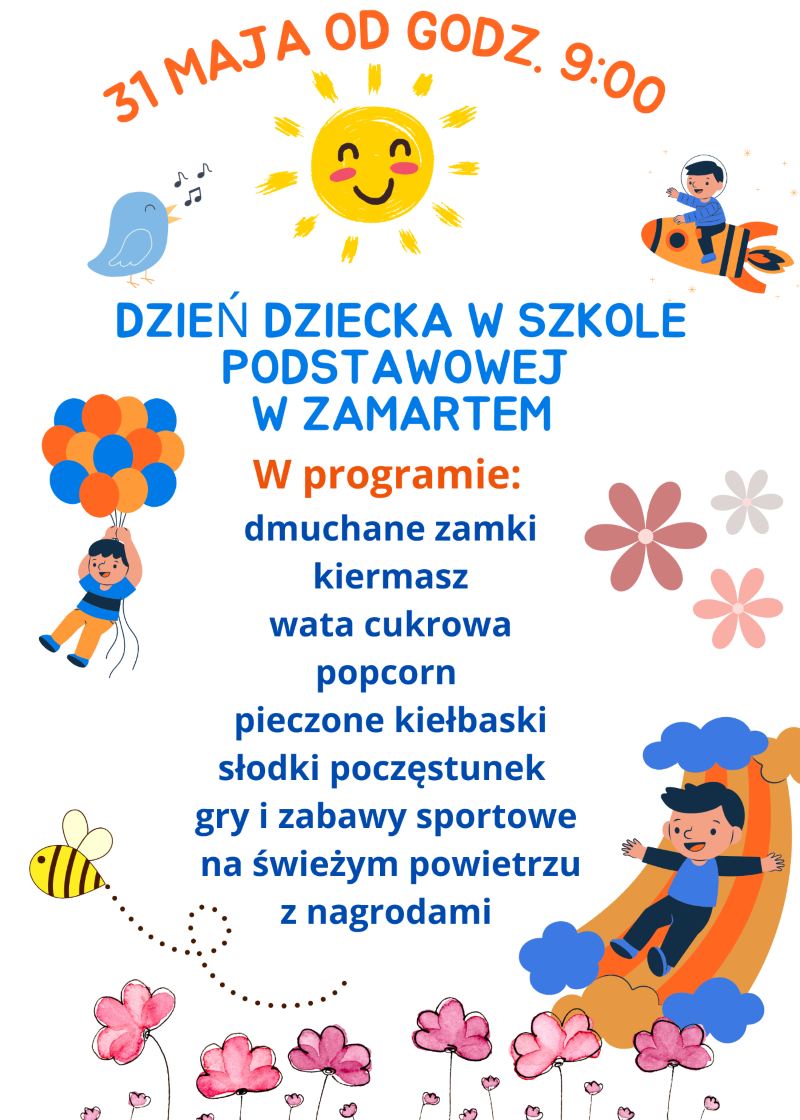 Blue and Orange Playful Illustrative International Childrens Day Poster 1 Kopia